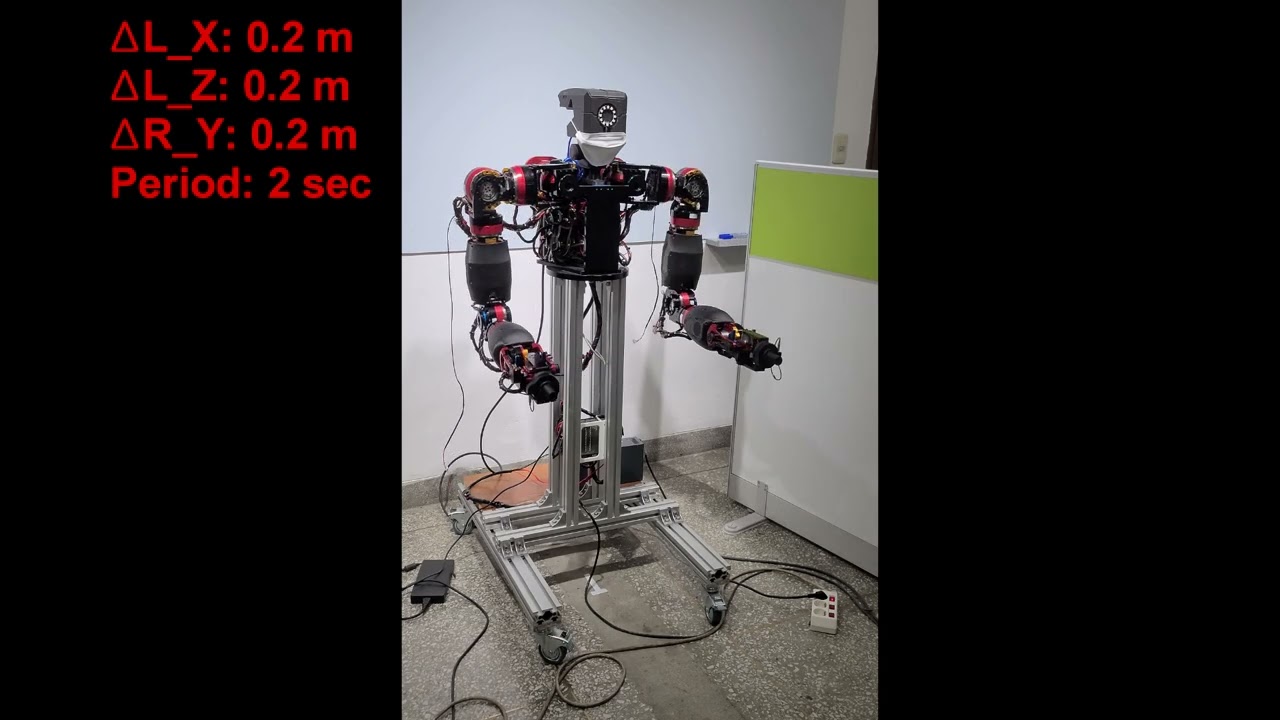 RoK-Arm9: Straight line path following of both arm