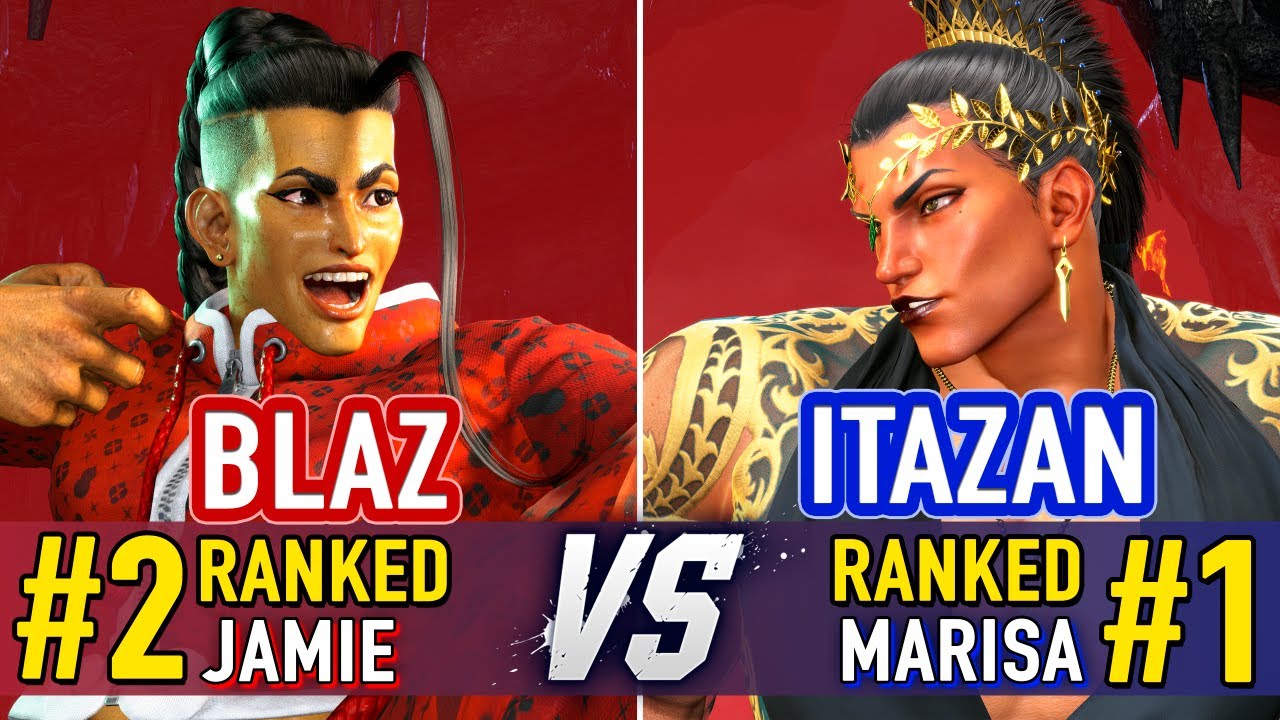 SF6 🤜 BLAZ (#2 Ranked Jamie) vs ITAZAN (#1 Ranked Marisa) 🤛 SF6 High Level Gameplay