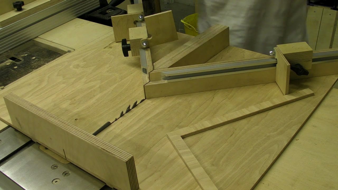 Mitre Sledge with Flip Stop - Picture Framing Jig