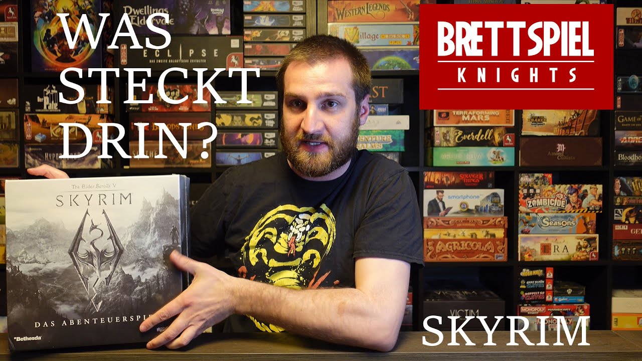 Skyrim - Das Abenteuerspiel - Brettspiel - UNBOXING