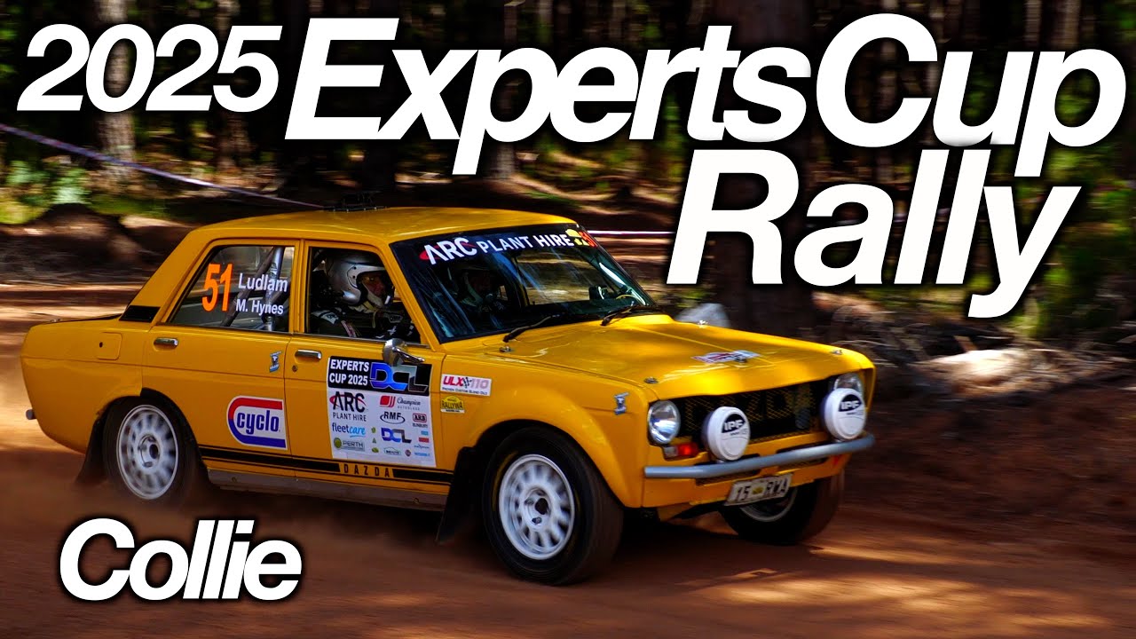 Experts Cup Rally 2025 / featuring WA's top Rallycars in the forest around Wellington Dam