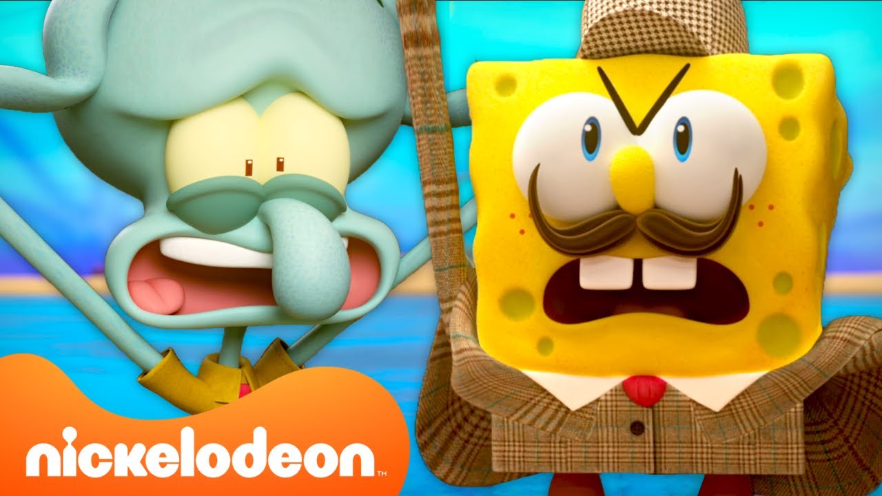 Every Time SpongeBob Needed A Counselor! 💥 | Kamp Koral | @Nicktoons