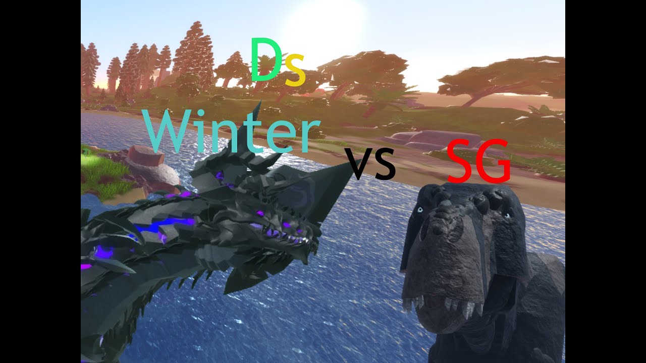 Dinosaur Simulator Winter vs SG 4v4 War