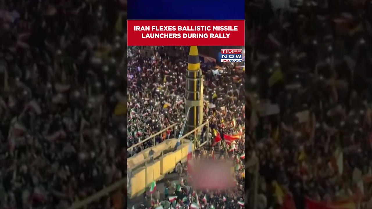 Iran Shows Off Ballistic Missile Launchers During Pro-Military Rallies In Tehran #shorts