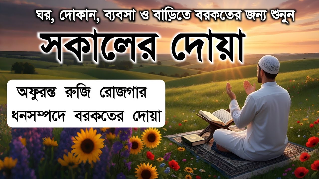সকালটা শুরু হোক হৃদয় শীতল করা বরকতময় আয়াত দিয়ে। সকালের দোয়া ও জিকির। Morning Dua Full by Alaa Aqel