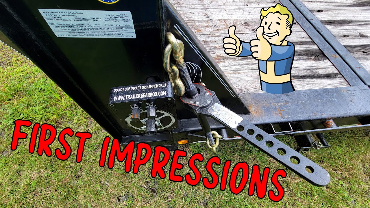 FIRST IMPRESSIONS!!! Speed binder and Trailer Gearbox.