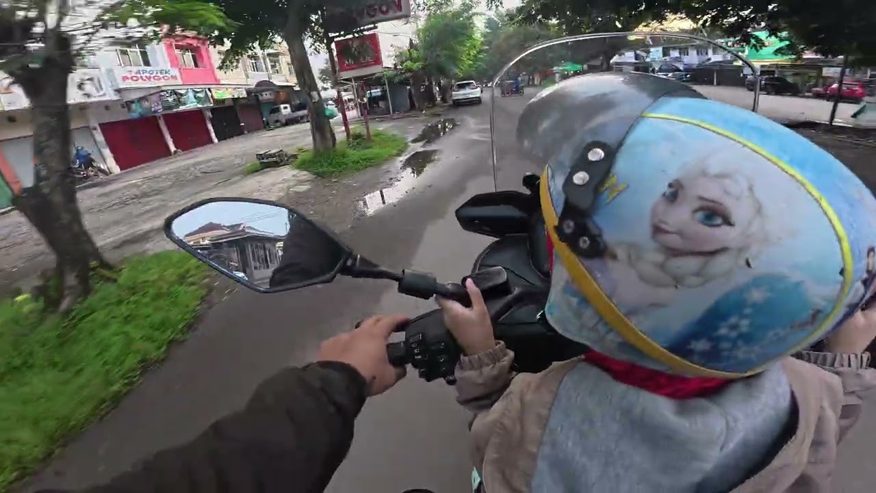 Riding Anter Anak Masuk Sekolah Januari 2026 | Kebo Xmax