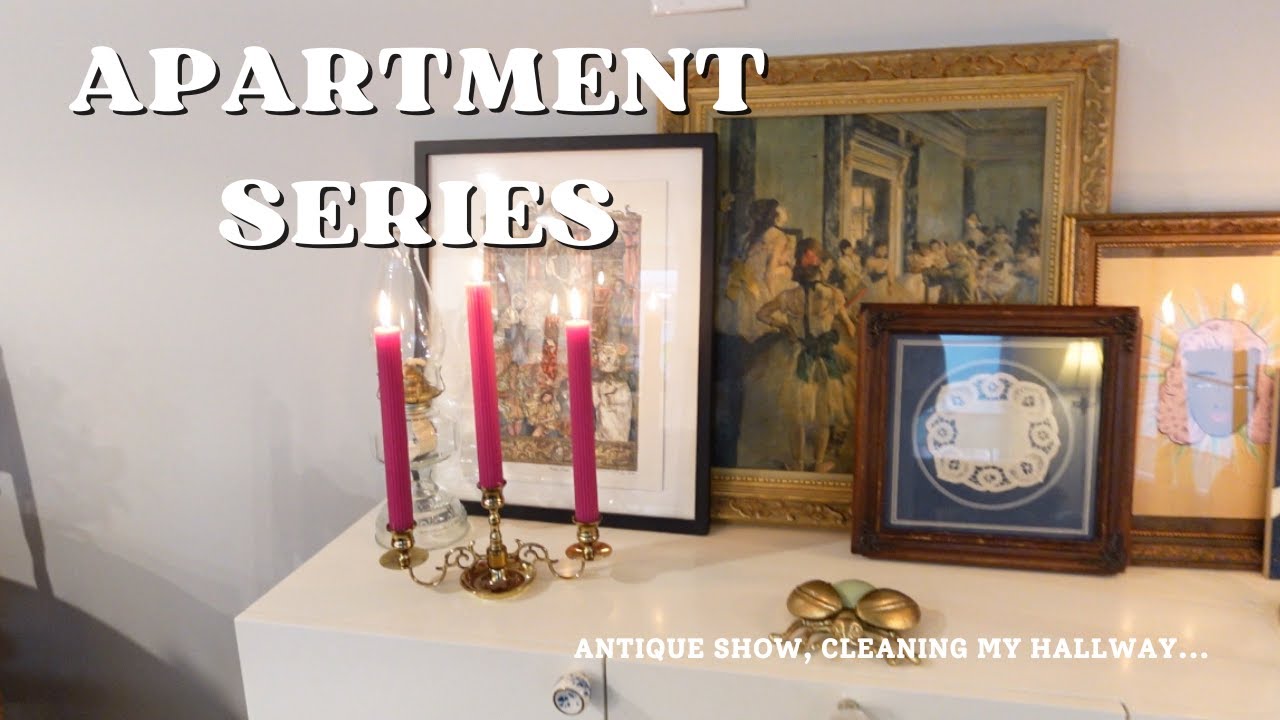 Apartment Series | Visiting the Antique show, Organizing my Hallway, New Home Decor