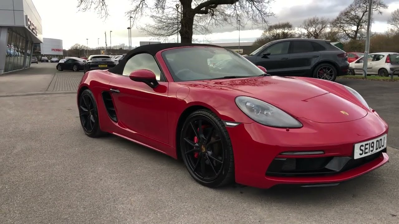 718 Boxster S in, Carmine Red
