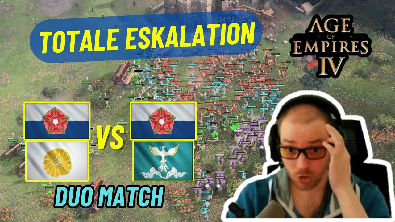 Lancaster Rush Abwehr into Fast Imp I Duo Ranked I Age of Empires 4