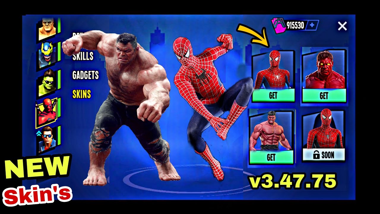 I Unlocked NEW SPIDERMAN AND HULK SKINS in spider Fighter 3 new update 3.47.75 version 🤩💥