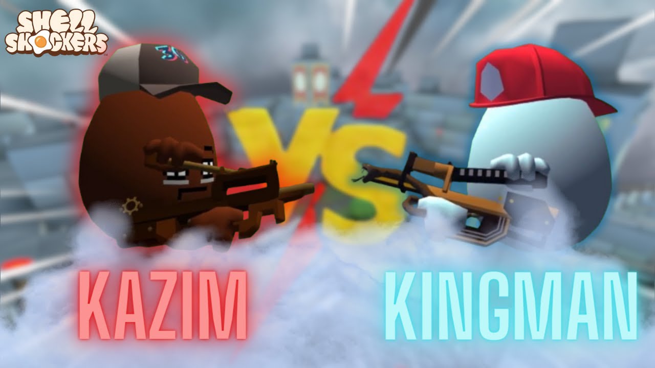 Having a P90 1V1 with an UPCOMING YOUTUBER! | Shell Shockers - Kingman