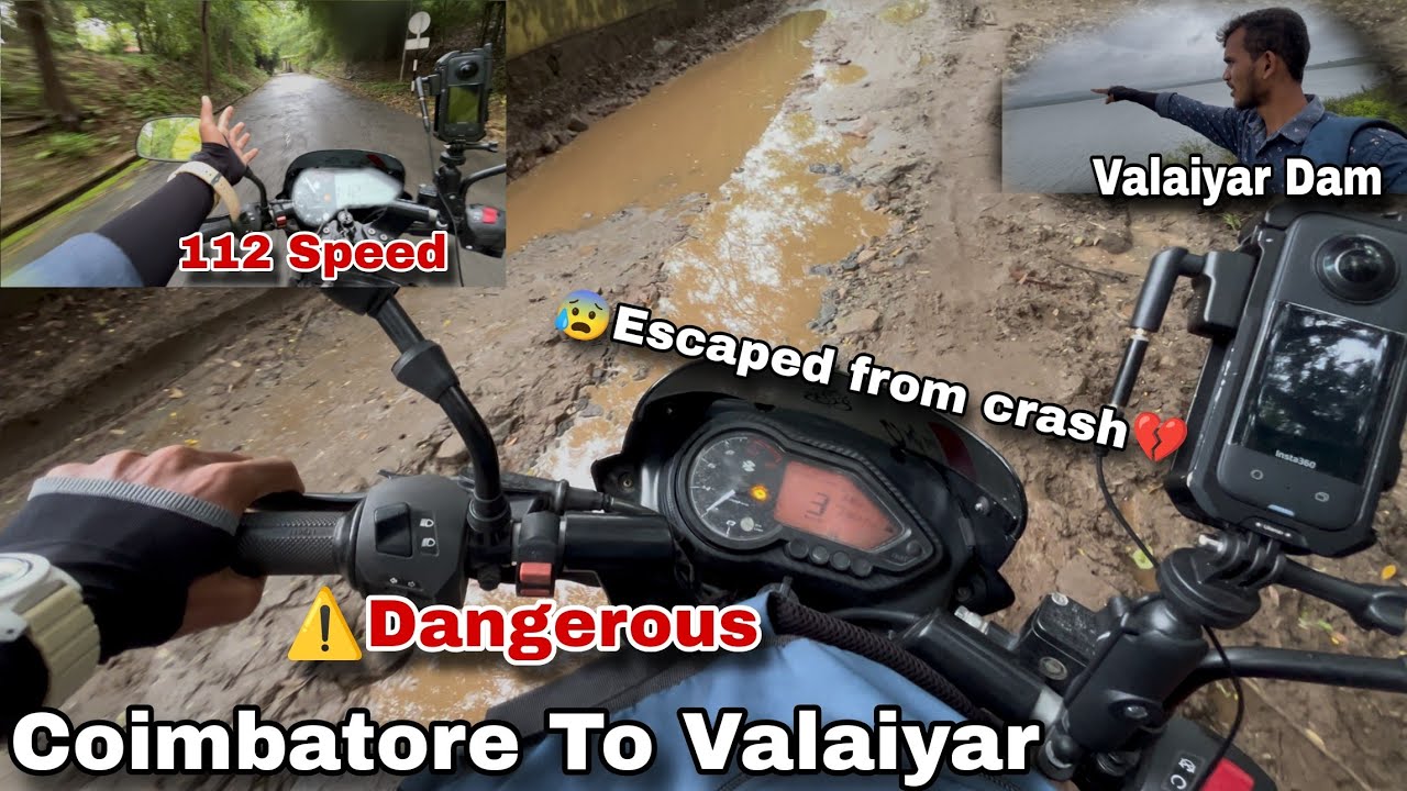 High Speed Ride 😰 ESCAPE From Deadly Crash | Coimbatore ➝ Valaiyar | 112 KM/H 🔥