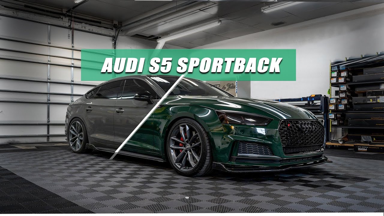 Audi S5 Sportback Gets an Extreme Color Change