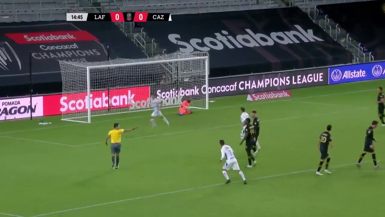 Gol de Yoshimar Yot&uacute;n a lo Panenka Cruz Azul vs LAFC CONCACHAMPIONS