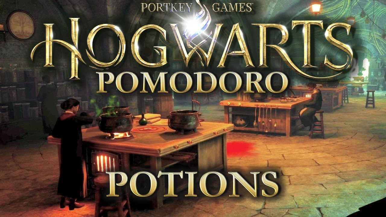 Hogwarts Potions Class Pomodoro Study Session (25/5) | Harry Potter Ambience