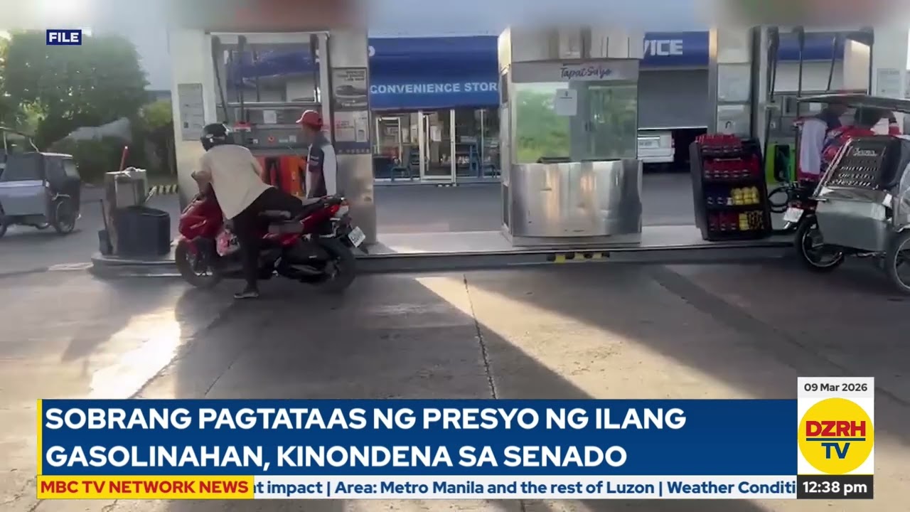 Sobrang pagtataas ng presyo ng ilang gasolinahan, kinondena sa Senado