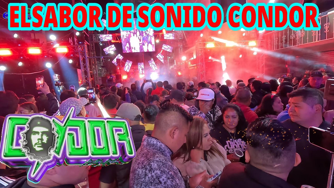 UNA CUMBIA SABROSA TOCA SONIDO CONDOR EN SAN LORENZO TEZONCO