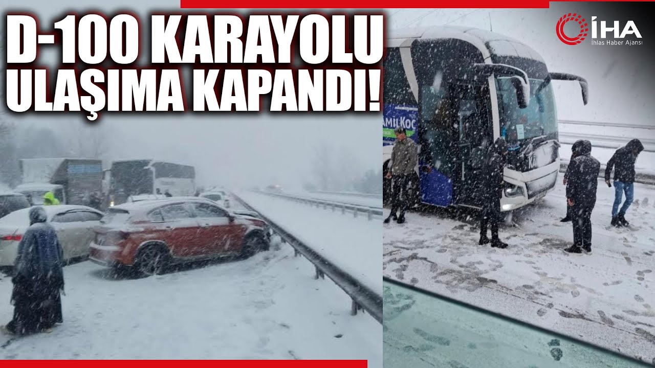 Karabük-Gerede Karayolunda Kar Yağışı Kazaları Beraberinde Getirdi