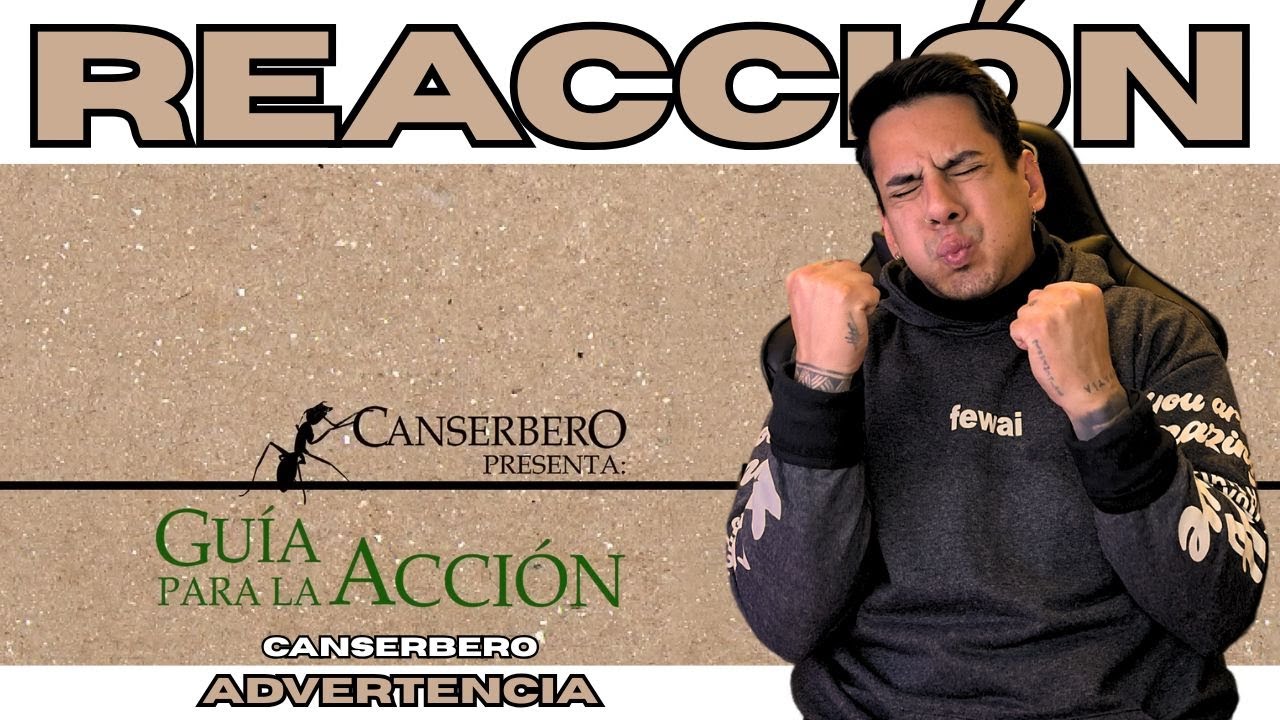 ARGENTINO REACCIONA // ADVERTENCIA - CANSERBERO // ESTO NO ES UN TEMA ES UN MANIFIESTO FILOSÓFICO!