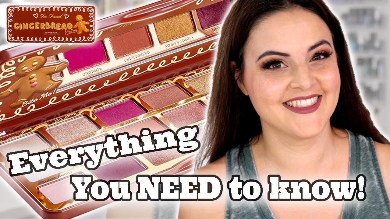 🤔Reviews Unfiltered🤔Too Faced Gingerbread Spice Palette | Jen Luvs Reviews