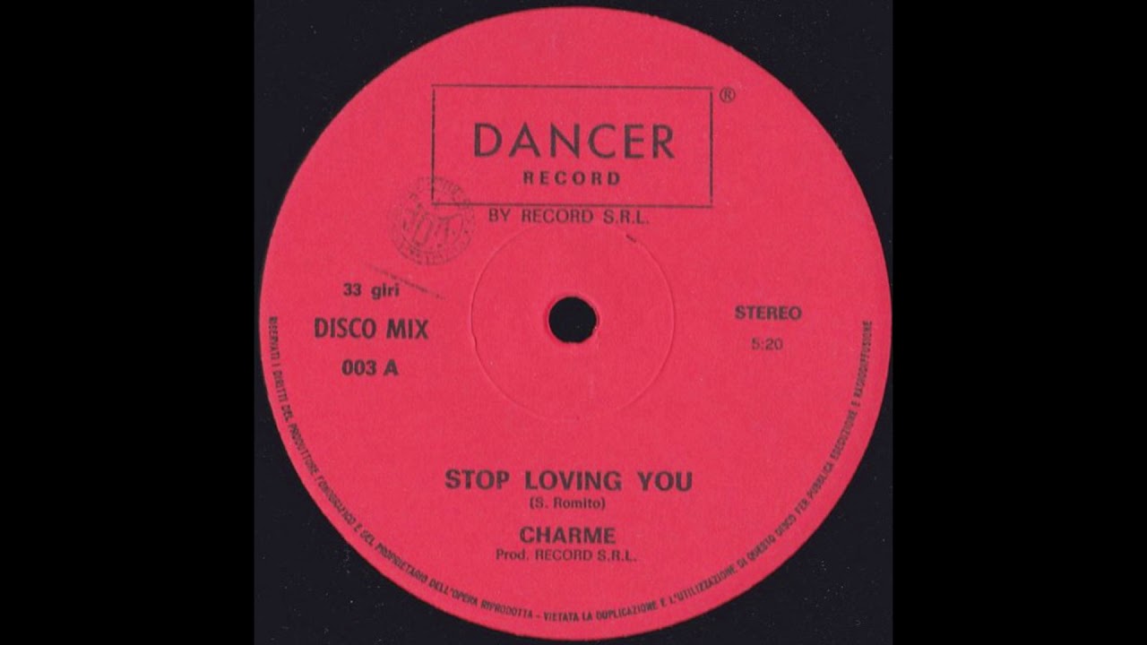 1980 - STOP LOVING YOU - Music Seba Romito, voice Ettore Lupelli for CHARME - Copyright ©