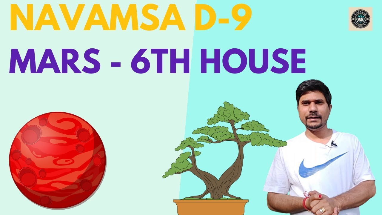 Mars in 6th House in D-9 Navamsa Chart - Vedic Astrology