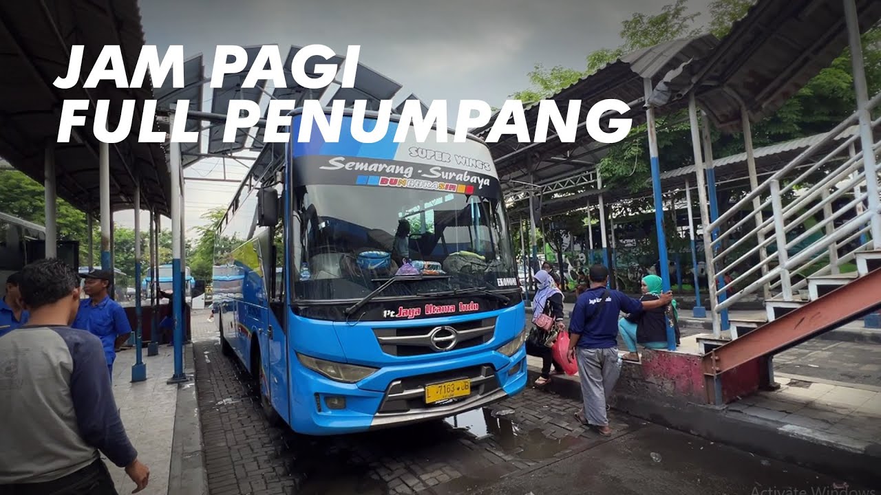 NAIK BIS JAYA UTAMA SURABAYA KE LAMONGAN | BERAPA JAM ??