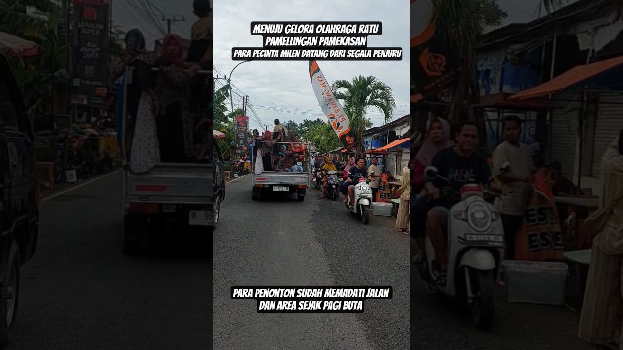 Antusiasme Masyarakat Ingin Menyaksikan Konser Valen Dan Mila di GOR Ratu Pamellingan Pamekasan