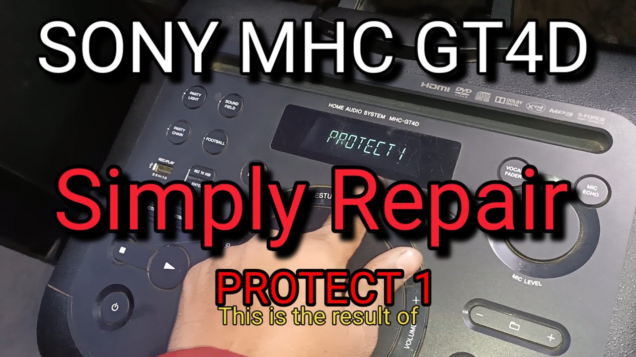 sony mhc gt4d protect 1 | mhc gt4d sony