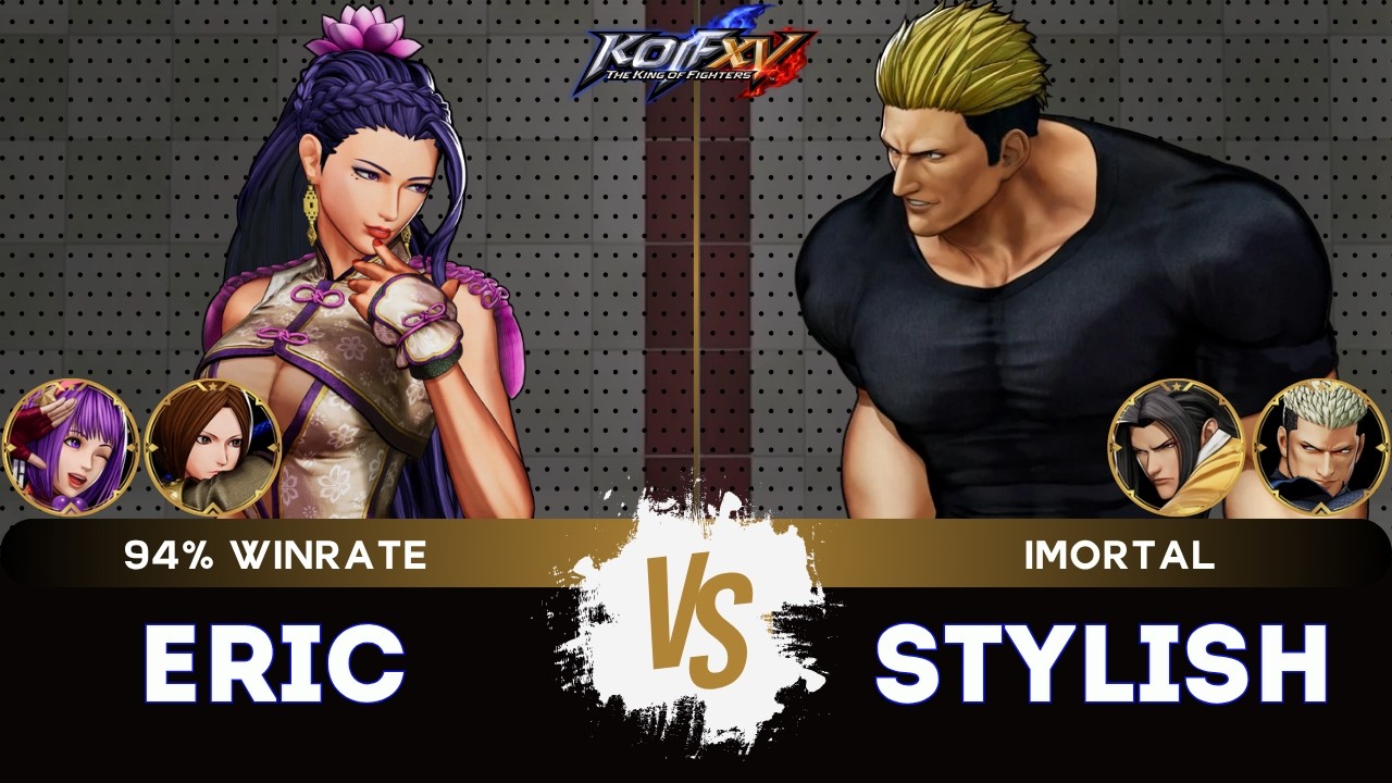 KOF XV ▰ ERIC (Whip/Luong/Athena) 🆚 STYLISH (Gato/Yamazaki/Goenitz) 🎞️Replay Match - 3/26
