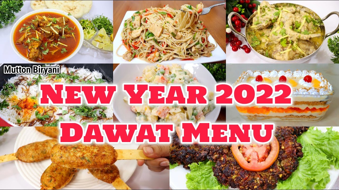 New Year 2022 Special Dawat Menu Recipes | Dawat Menu Recipes | Dawat Recipes 2022