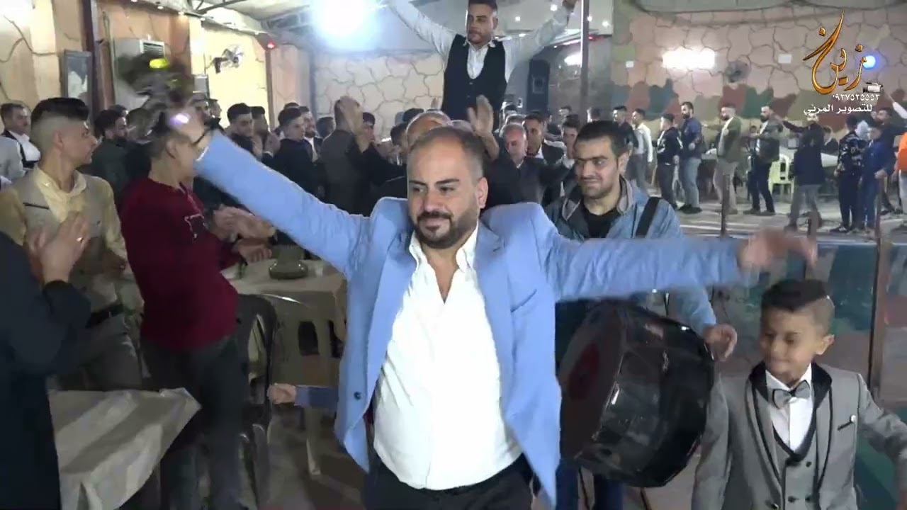 الفنان مصطفى حنانو مع فيديو الزين من افراح ال بركات حفل زفاف العريس محمد سمير بركات ج2