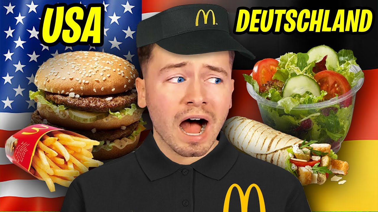McDonald's USA vs DEUTSCHLAND! 🍟🍔
