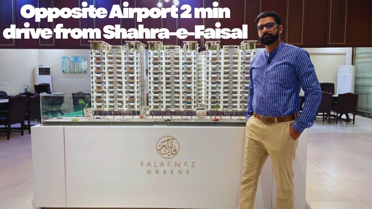 🏢 Falaknaz Greens: Luxury Living 2 Mins from Shara-e-Faisal! 🚀