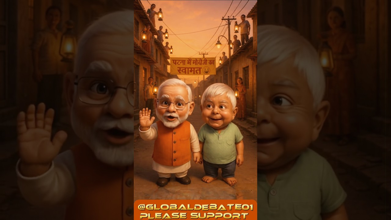 LaluJi vs ModiJi🤣 | Bihar Election Parody | NDA | RJD | BJP | Tejaswi | Nitish #viral #shorts #memes