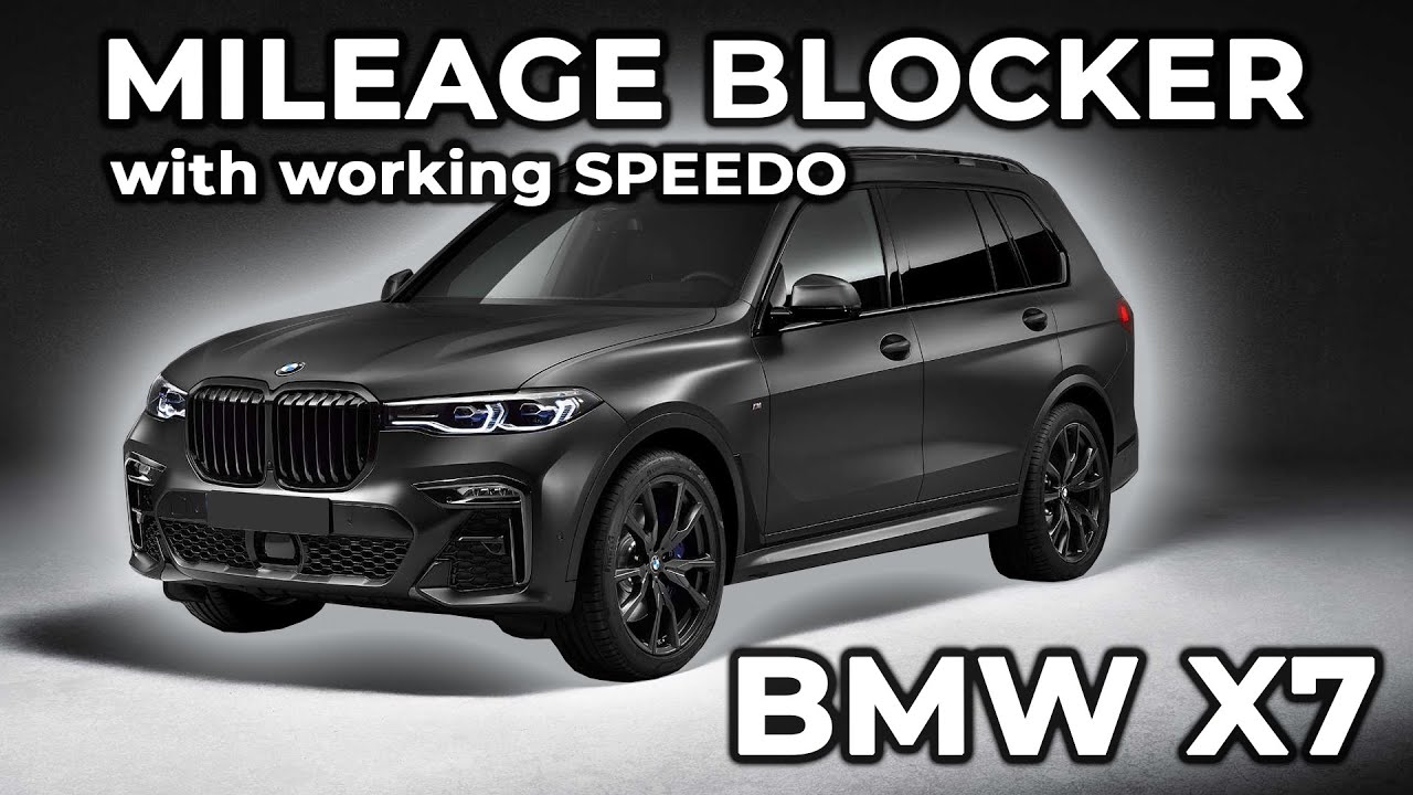 MILEAGE BLOCKER for BMW X7  | With working SPEEDOMETER