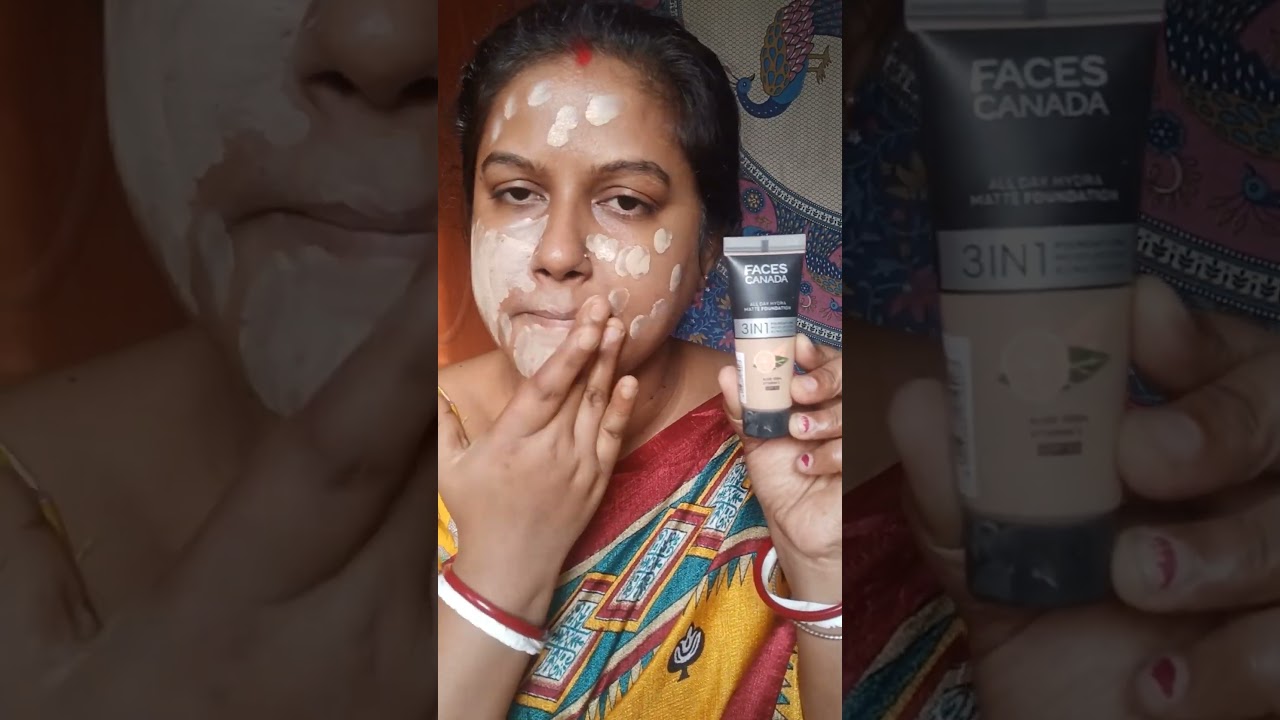 Faces Canada 3 in 1 foundation #ytshorts #shortvideo
