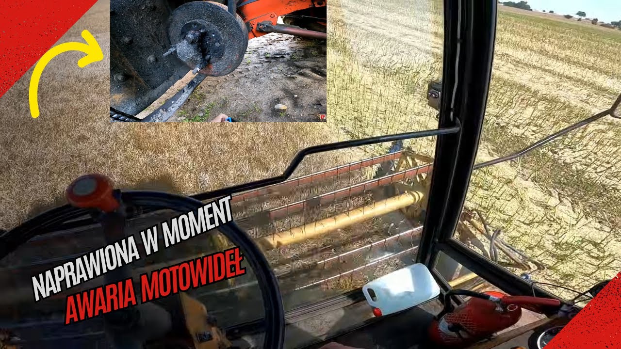 Awaria motowideł w Bizonie - części dostępne u sąsiada/ szybka naprawa. Woda w zbiorniku.
