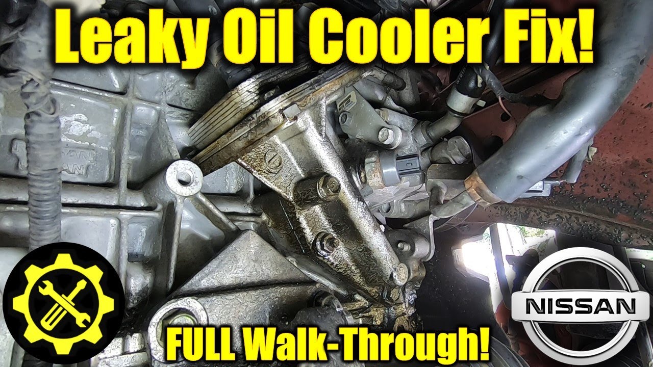 Nissan 2.5L (QR25DE) Engine Oil Cooler O-Ring & Gasket Replacement