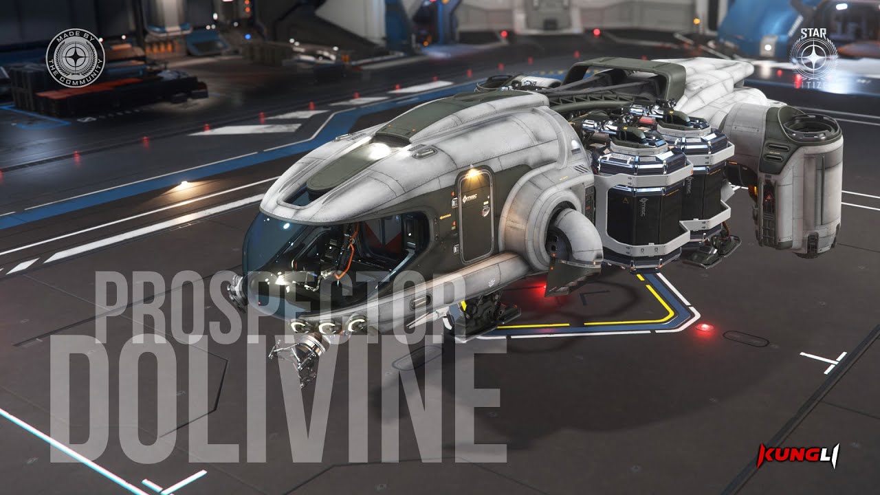 MISC Prospector Dolivine Livery - Subscriber Flair Paint Showcase | Star Citizen