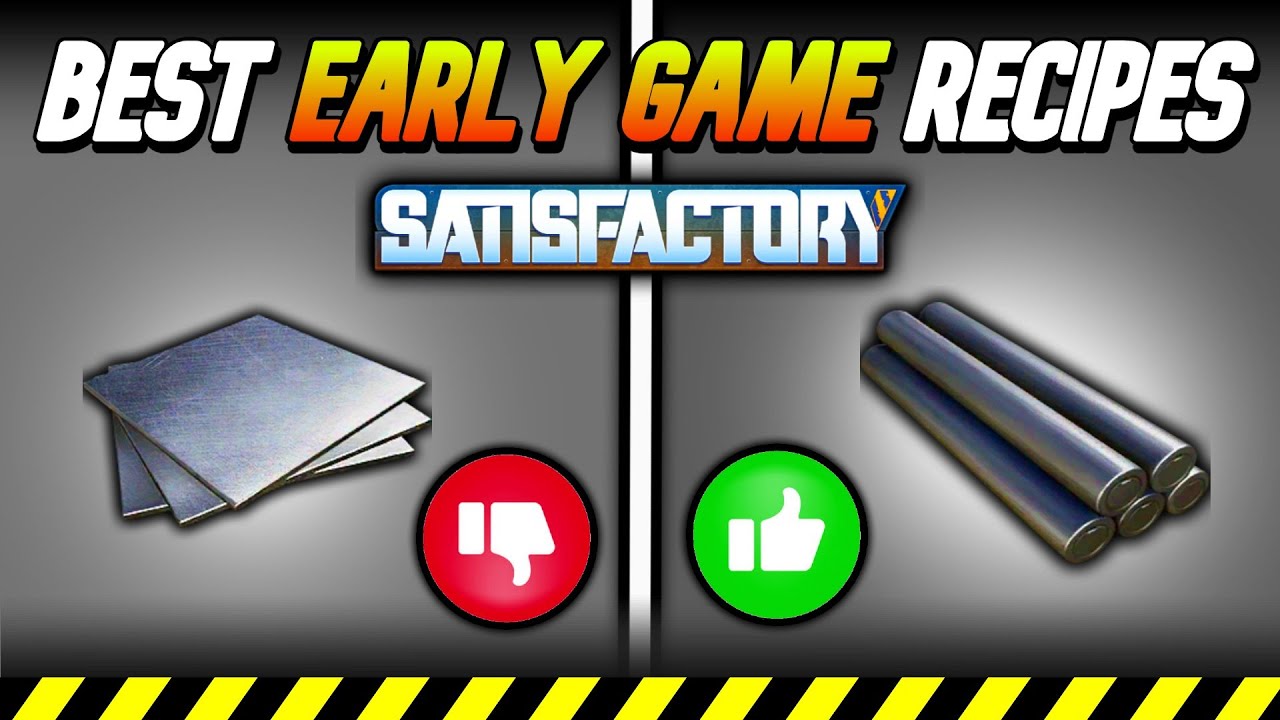 BEST ‘Early Game’ ALTERNATE RECIPES in Satisfactory 1.0