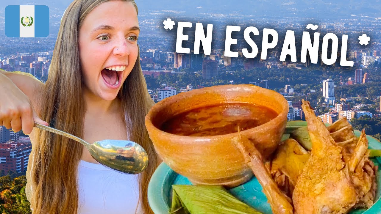 GRINGOS PROBANDO COMIDA EN GUATEMALA (en español) - WE TRY GUATEMALAN FOOD IN SPANISH