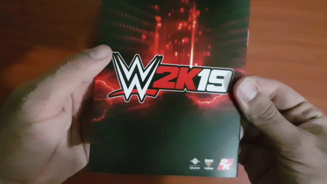 wwe 2k19 ps4 unboxing/ فتح شريط لعبة wwe 2k19 ps4