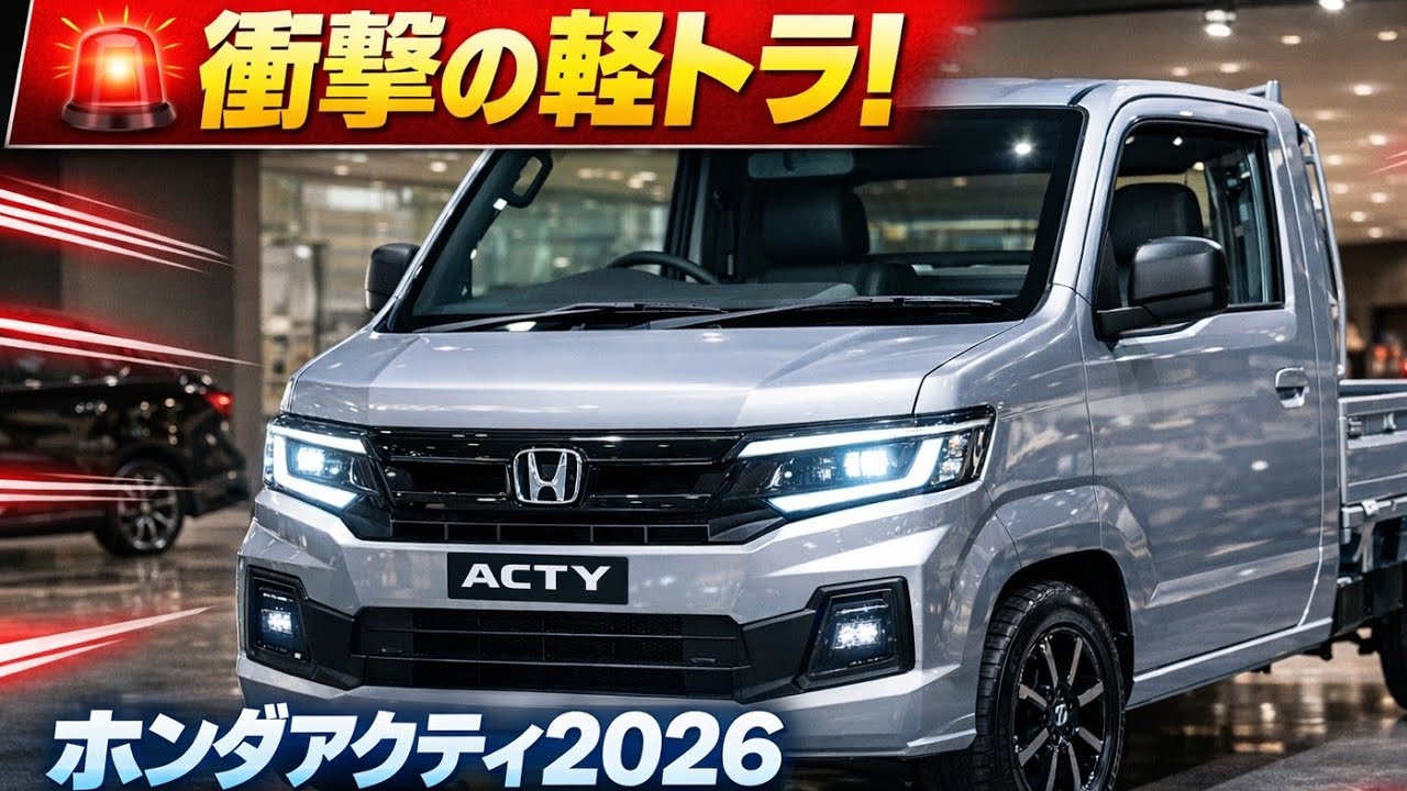 🚨 まさかの復活！2026年 新型ホンダ・アクティ ディーゼルGT に日本騒然！