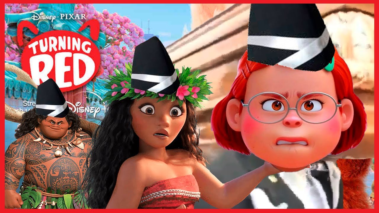 Turning Red VS Moana - Coffin Dance Song COVER
