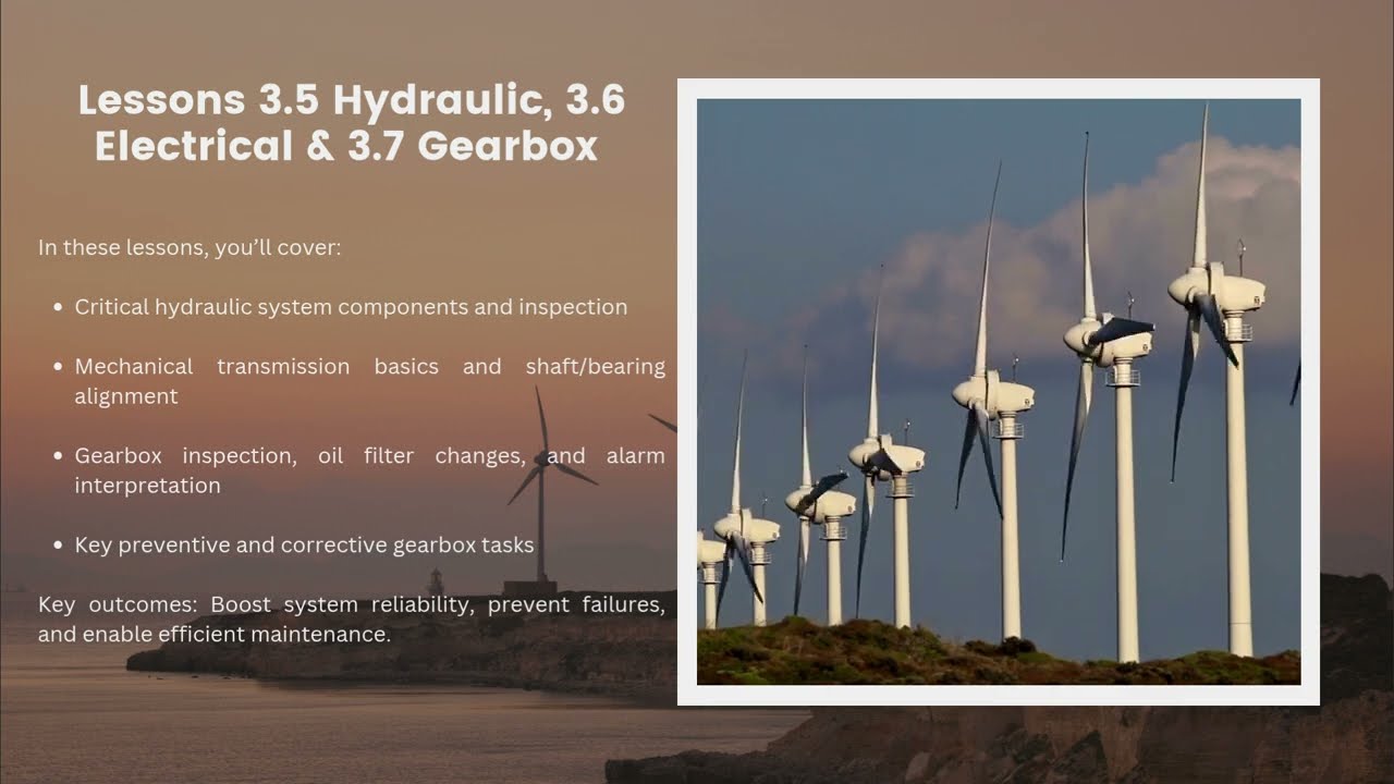 WINd Open Online Course | Module 3: Maintenance