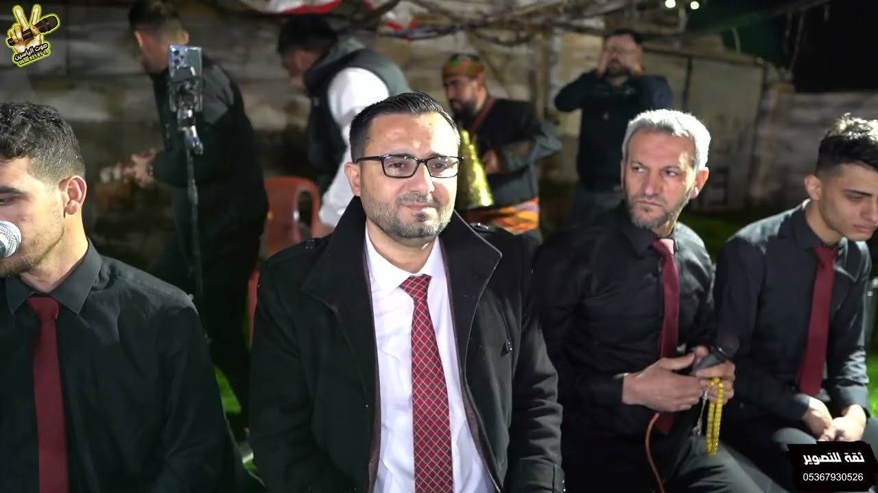 المنشد فياض سليمان حفل زفاف العريس محمد محيو أفراح أهالي قرية العيون  1