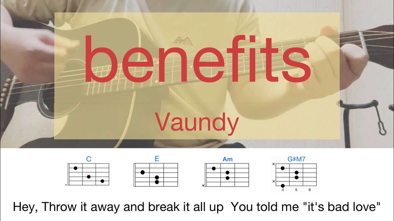 Vaundy / benefits【耳コピ】