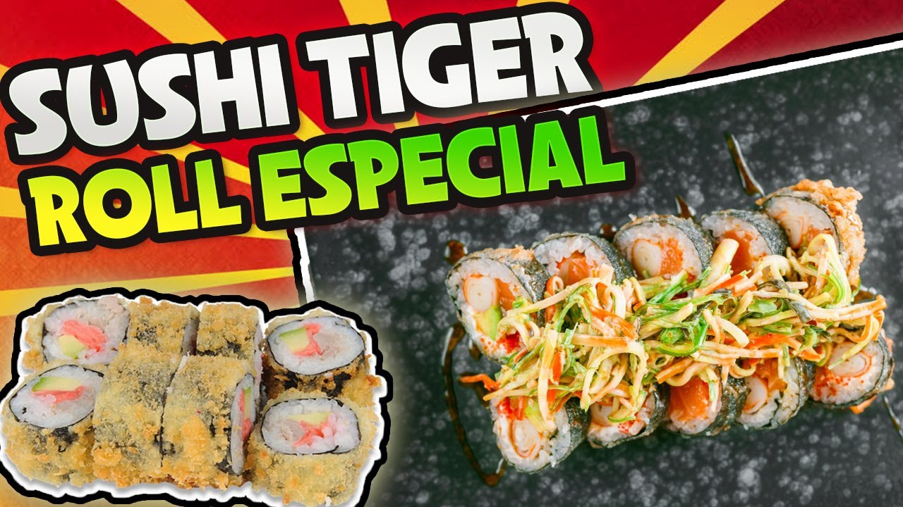 🍣 Como hacer TIGER ROLL | MAKI TIGER 🔥 Juan Pedro Cocina Sushi